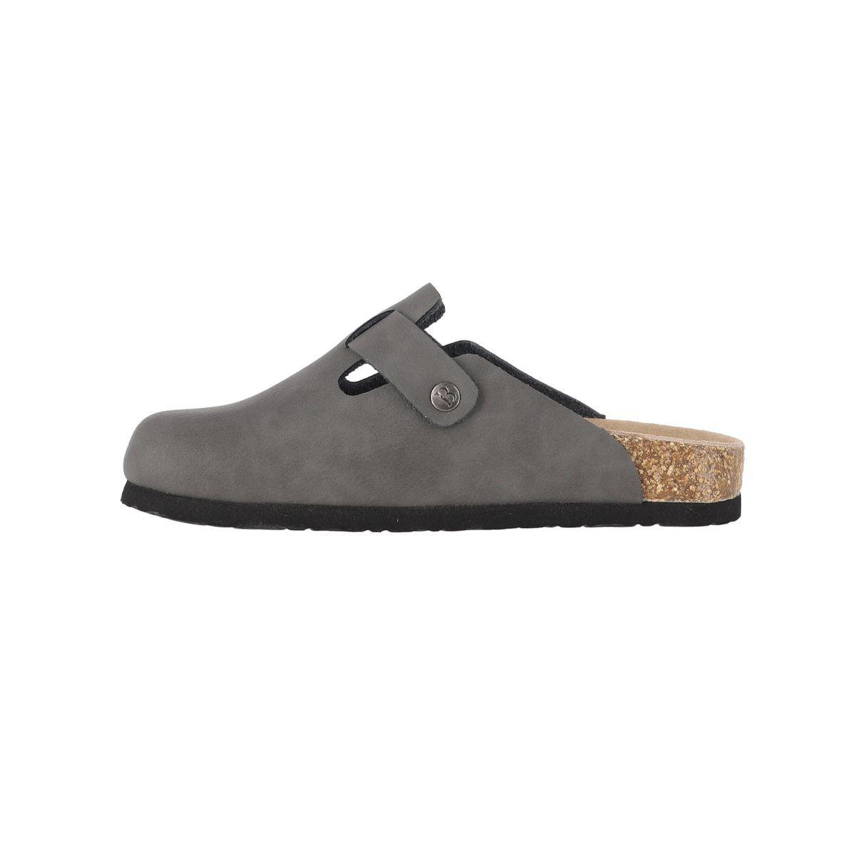 Zueco Mujer Bamers Classic Buckle Gris-1