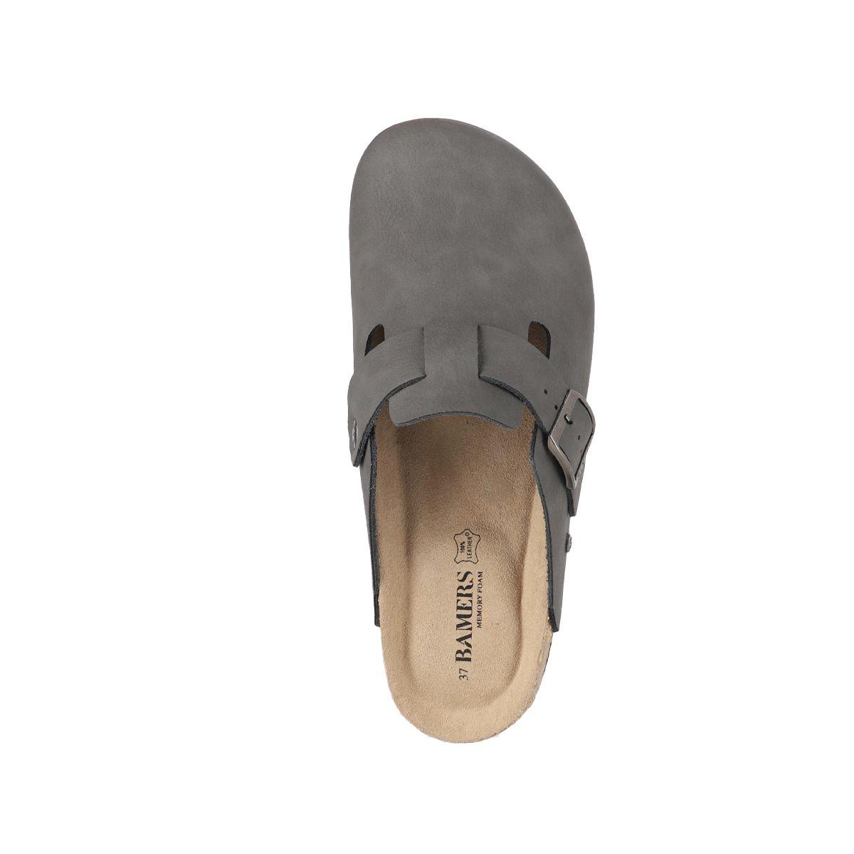 Zueco Mujer Bamers Classic Buckle Gris-2