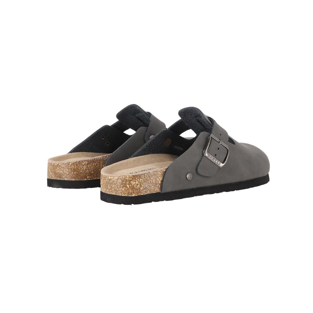 Zueco Mujer Bamers Classic Buckle Gris-5