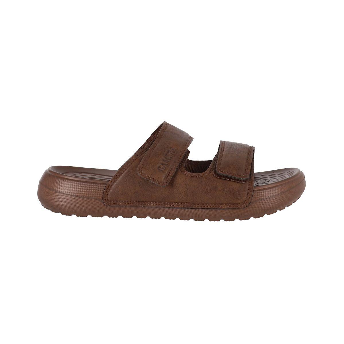 Sandalias Hombre con Velcro Kend Bamers Café-0