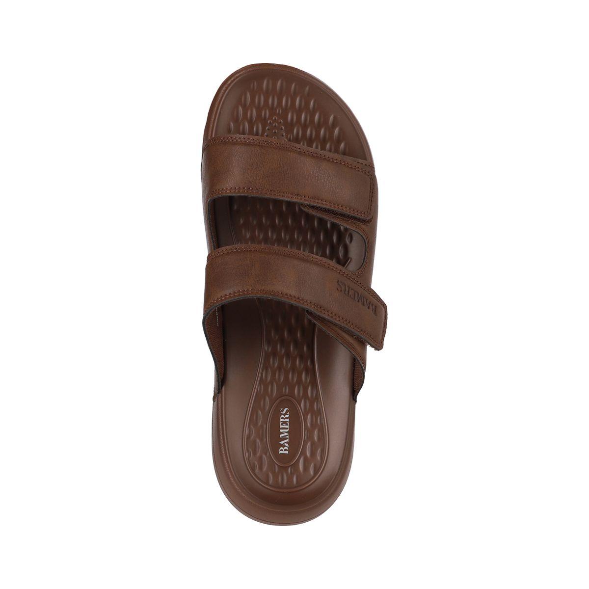 Sandalias Hombre con Velcro Kend Bamers Café-2