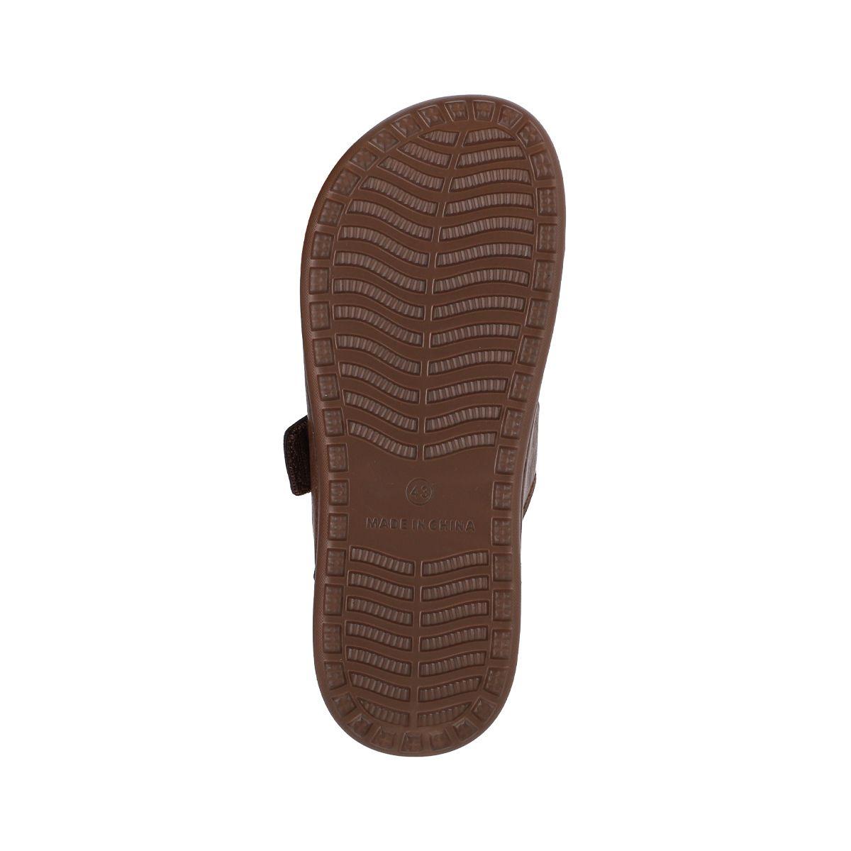 Sandalias Hombre con Velcro Kend Bamers Café-3