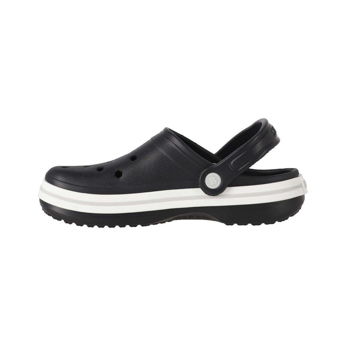 Zuecos Mujer Bamers Airline  Negro/Gris-1