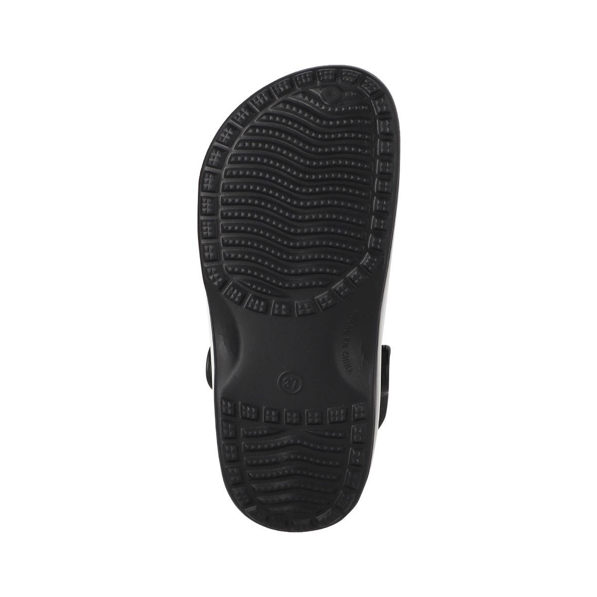 Zuecos Mujer Bamers Airline  Negro/Gris-3