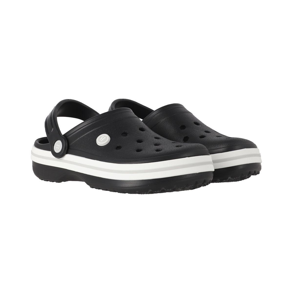Zuecos Mujer Bamers Airline  Negro/Gris-4