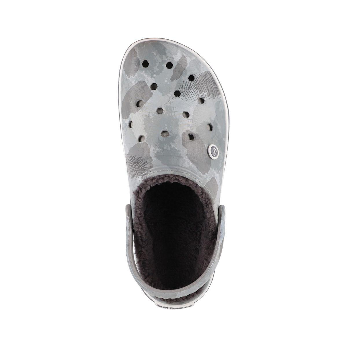 Zuecos Hombre Bamers Refugio Gris Print-2
