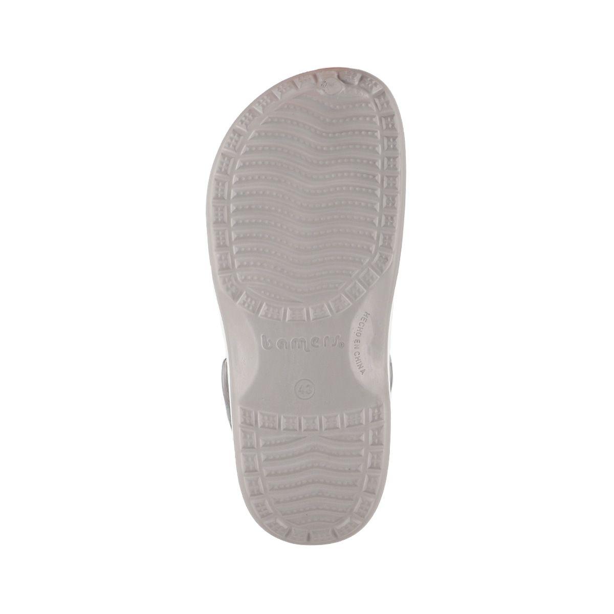 Zuecos Hombre Bamers Refugio Gris Print-3