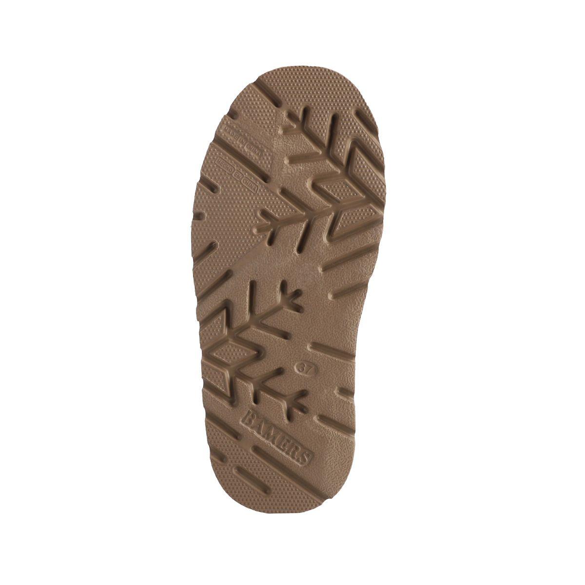 Pantufla Mujer Bamers Piamonte Cuero Beige-5