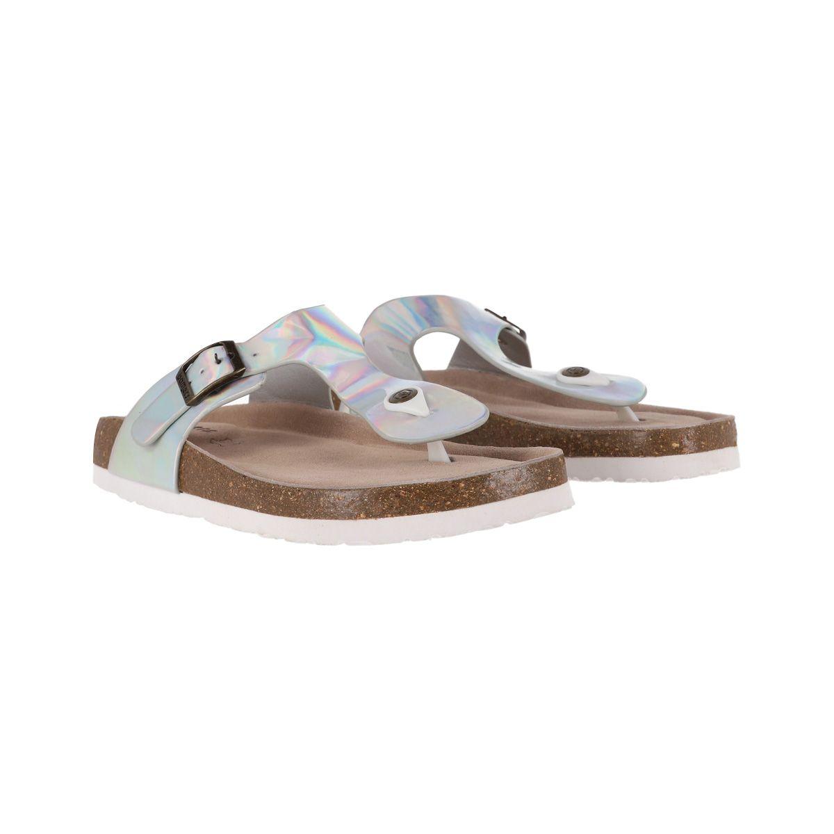 Sandalias Mujer Blanco Brillante Bamers Kend Capri-4
