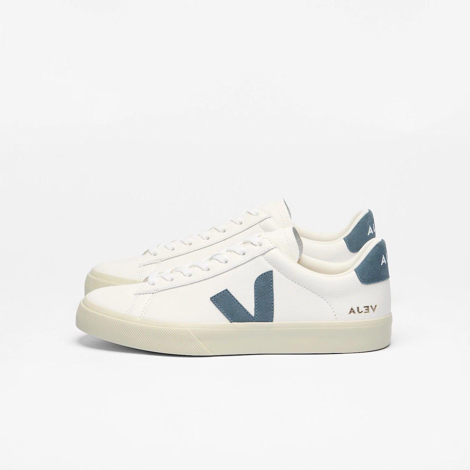 Zapatillas Mujer Campo Leather Veja Blanco-0