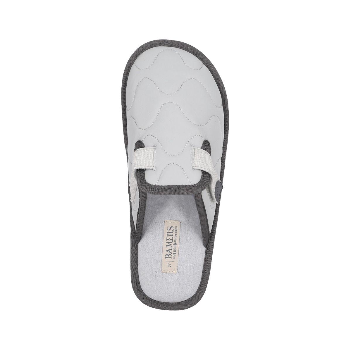 Pantufla Bamers Sol Mujer Gris-2