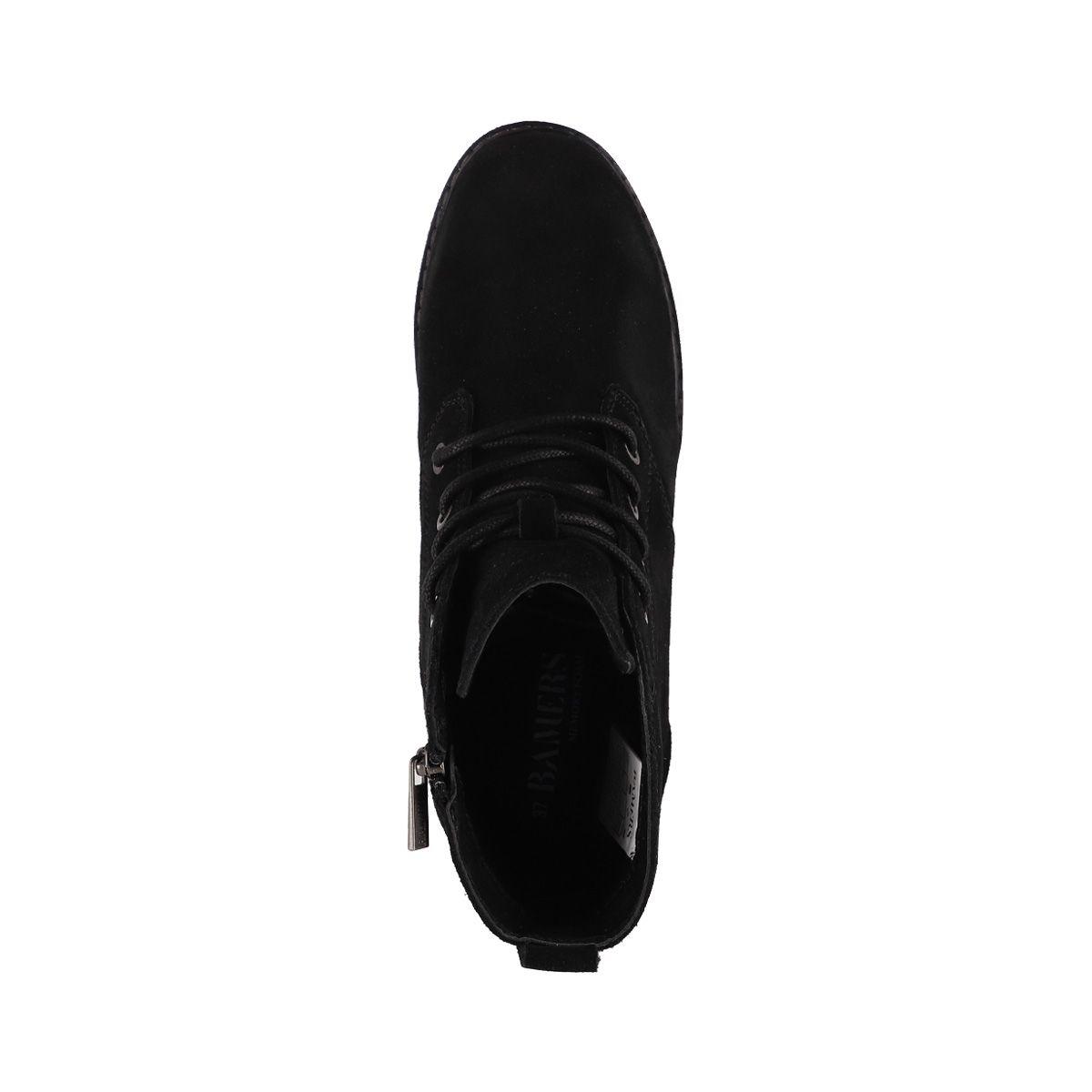 Botines Mujer Bamers Mérida Cuero Negro-2