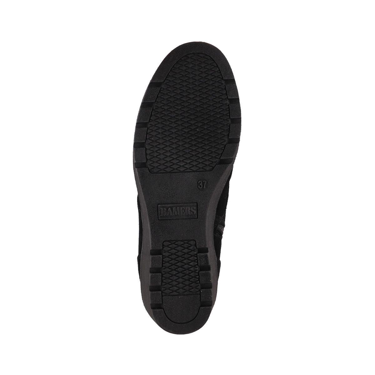 Botines Mujer Bamers Mérida Cuero Negro-3