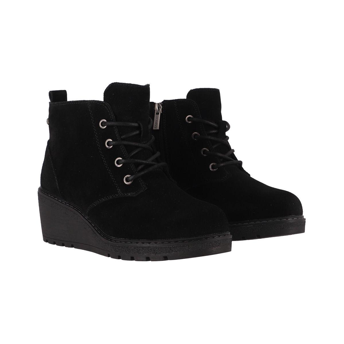Botines Mujer Bamers Mérida Cuero Negro-4