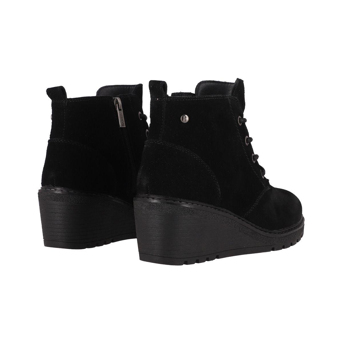 Botines Mujer Bamers Mérida Cuero Negro-5