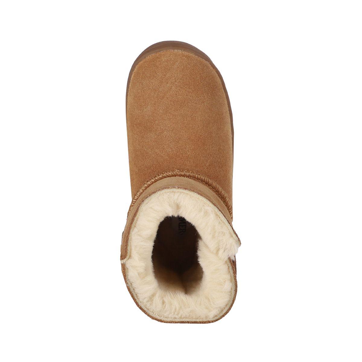 Botas Niñas Cuero Koba Tape Caramel Bamers-2