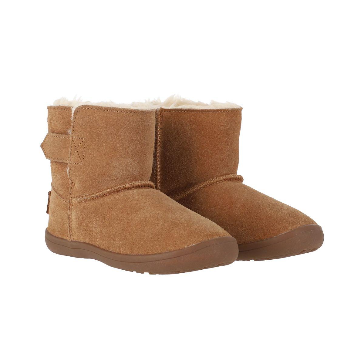 Botas Niñas Cuero Koba Tape Caramel Bamers-4