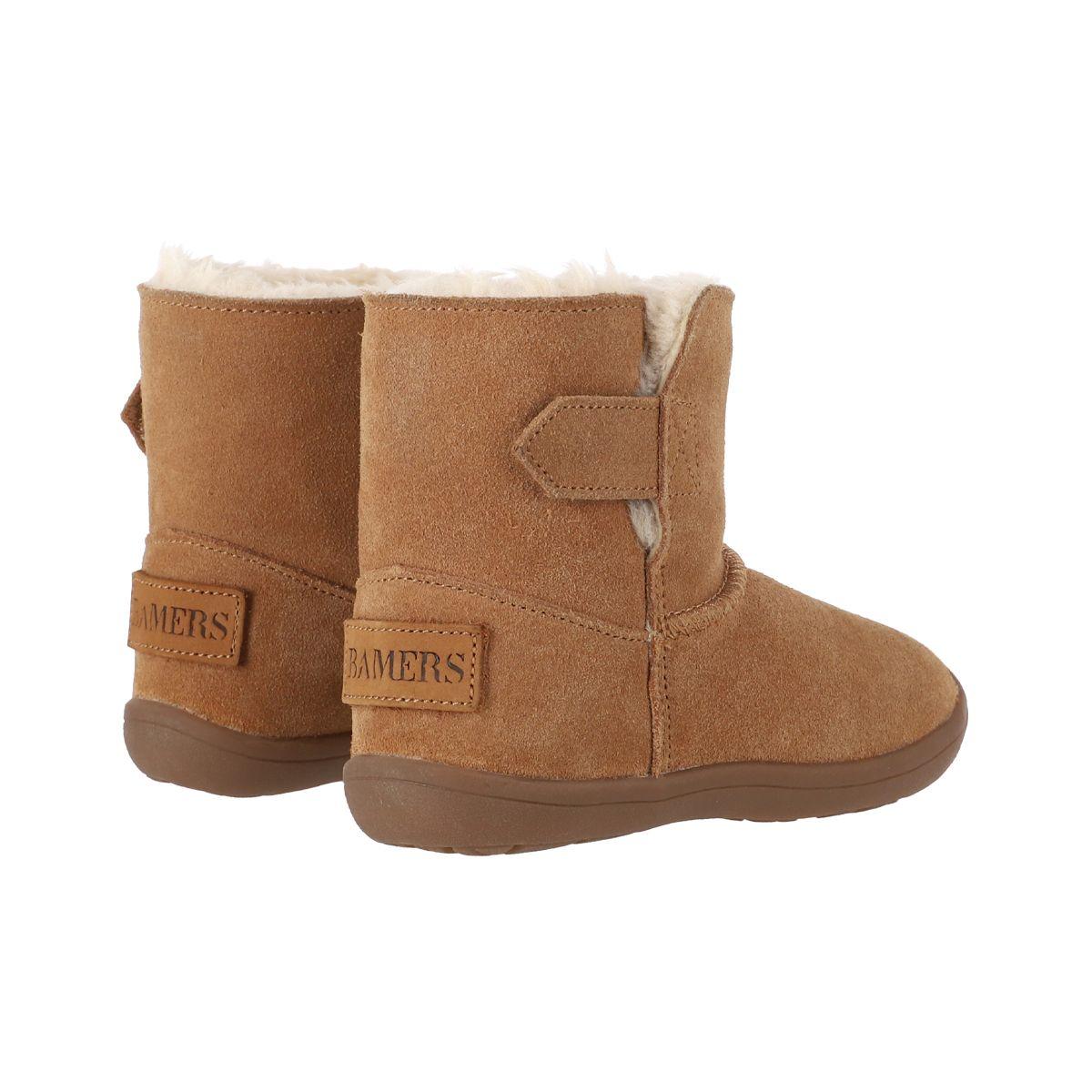 Botas Niñas Cuero Koba Tape Caramel Bamers-5