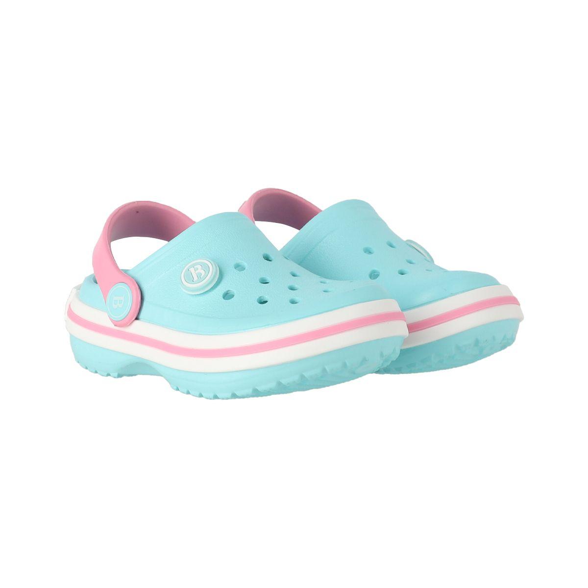 Zuecos Niñas Bamers Airline Ice Azul-4
