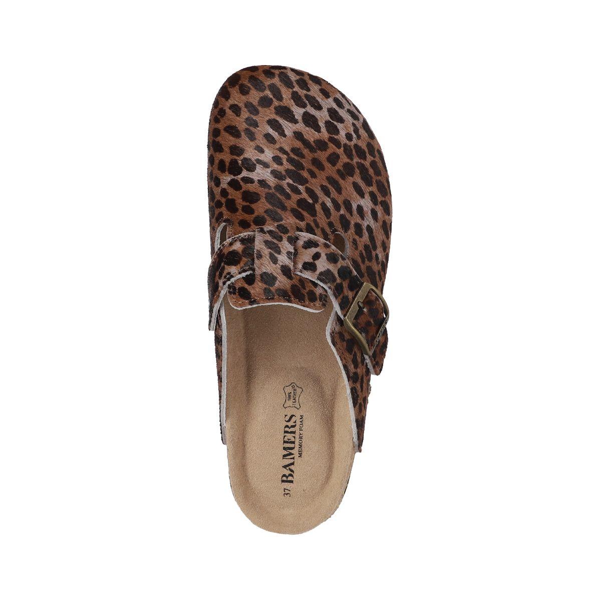Zuecos Mujer Slipper Classic Buckle Print Bamers-2