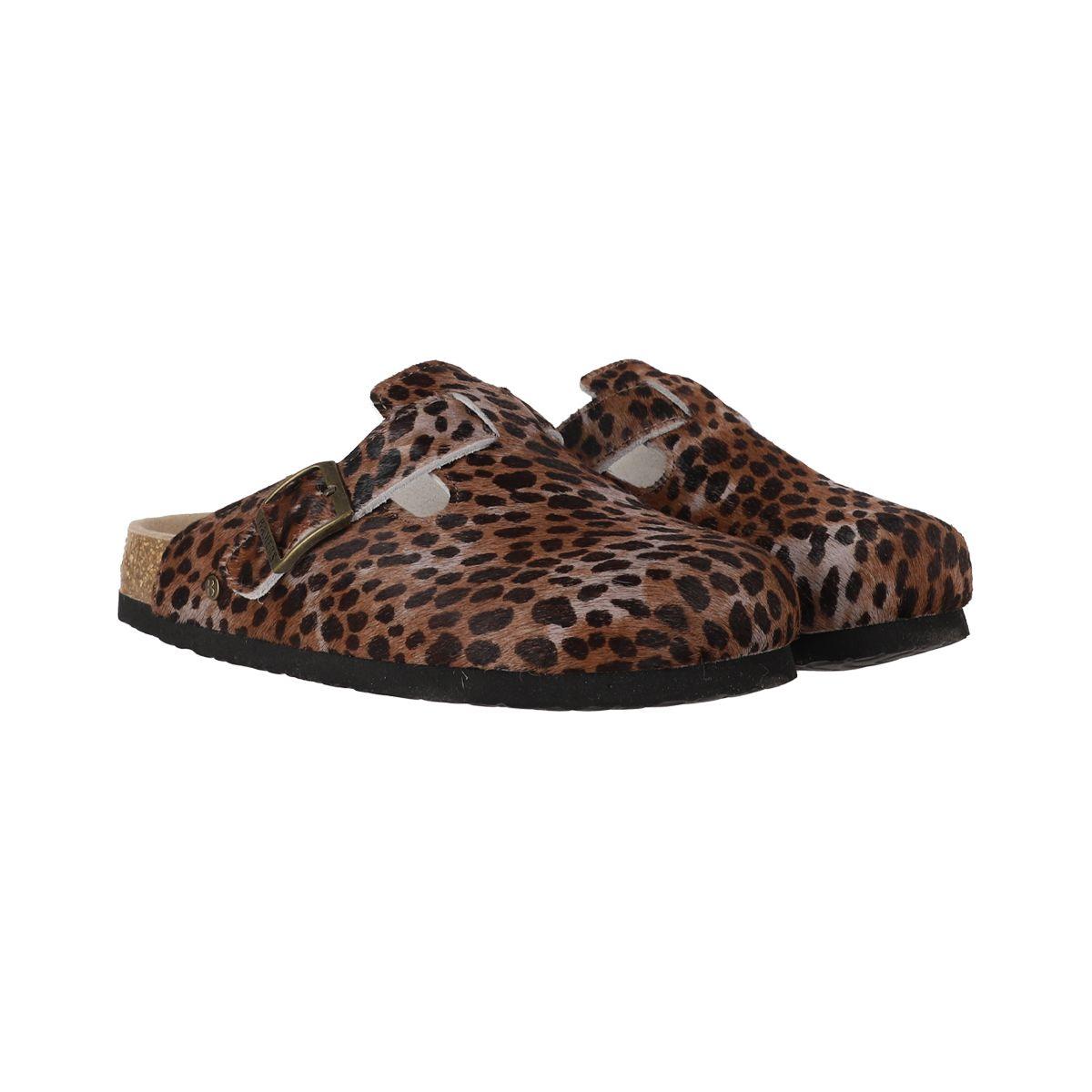 Zuecos Mujer Slipper Classic Buckle Print Bamers-4