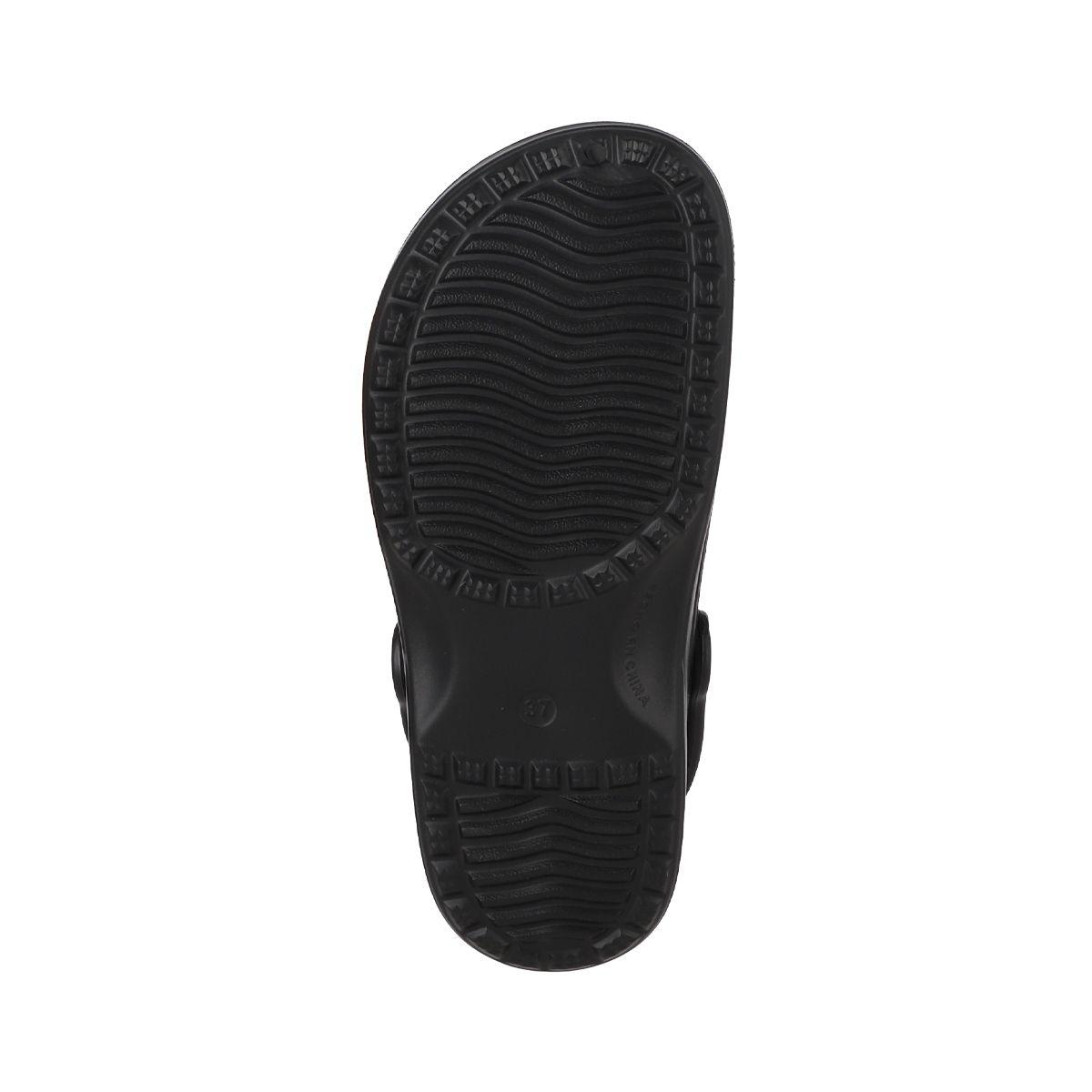 Zuecos Mujer Air Bamers Florales Negro-3