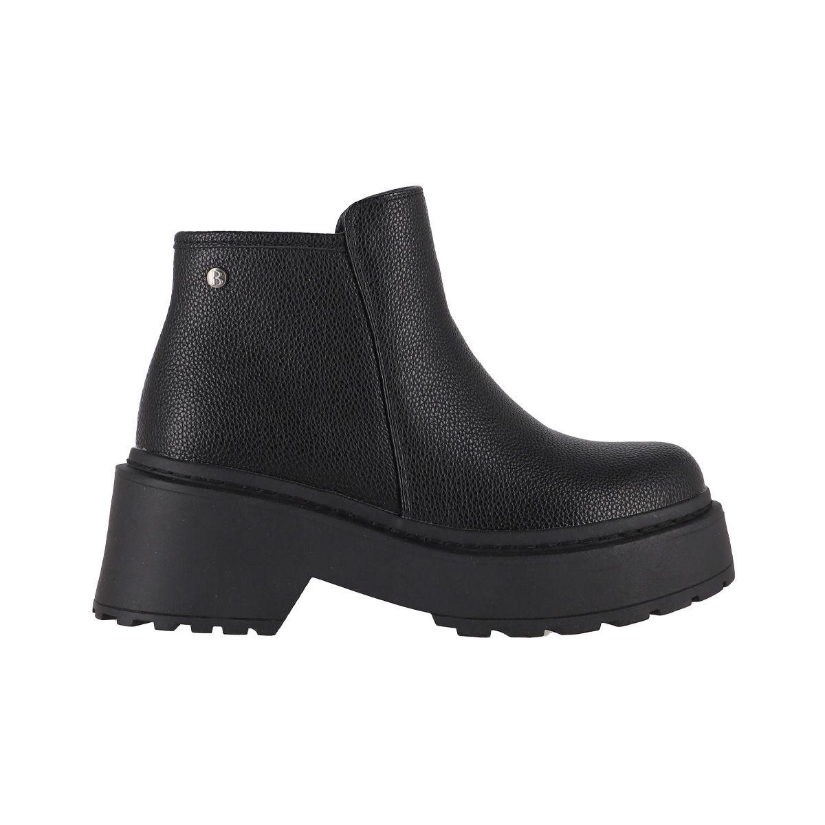 Botines Mujer Bamers Marsella Zipper Negro-0