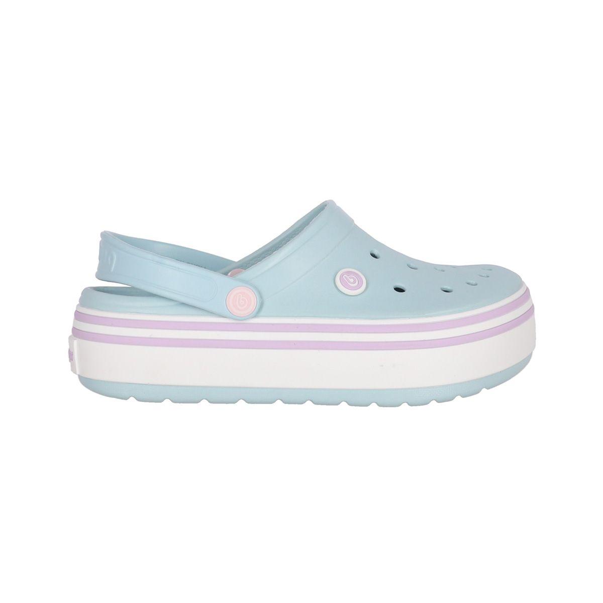 Zueco Bamers Airline High Mujer Celeste-0