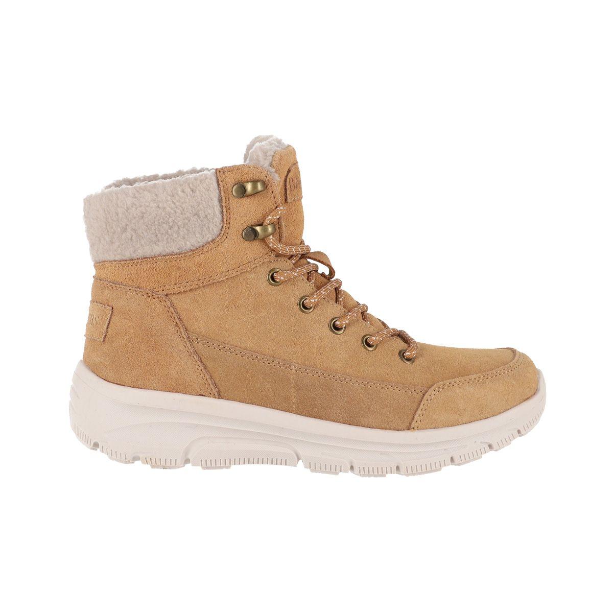 Botin Mujer Bamers Tivoli Laces Cuero Caramel-0