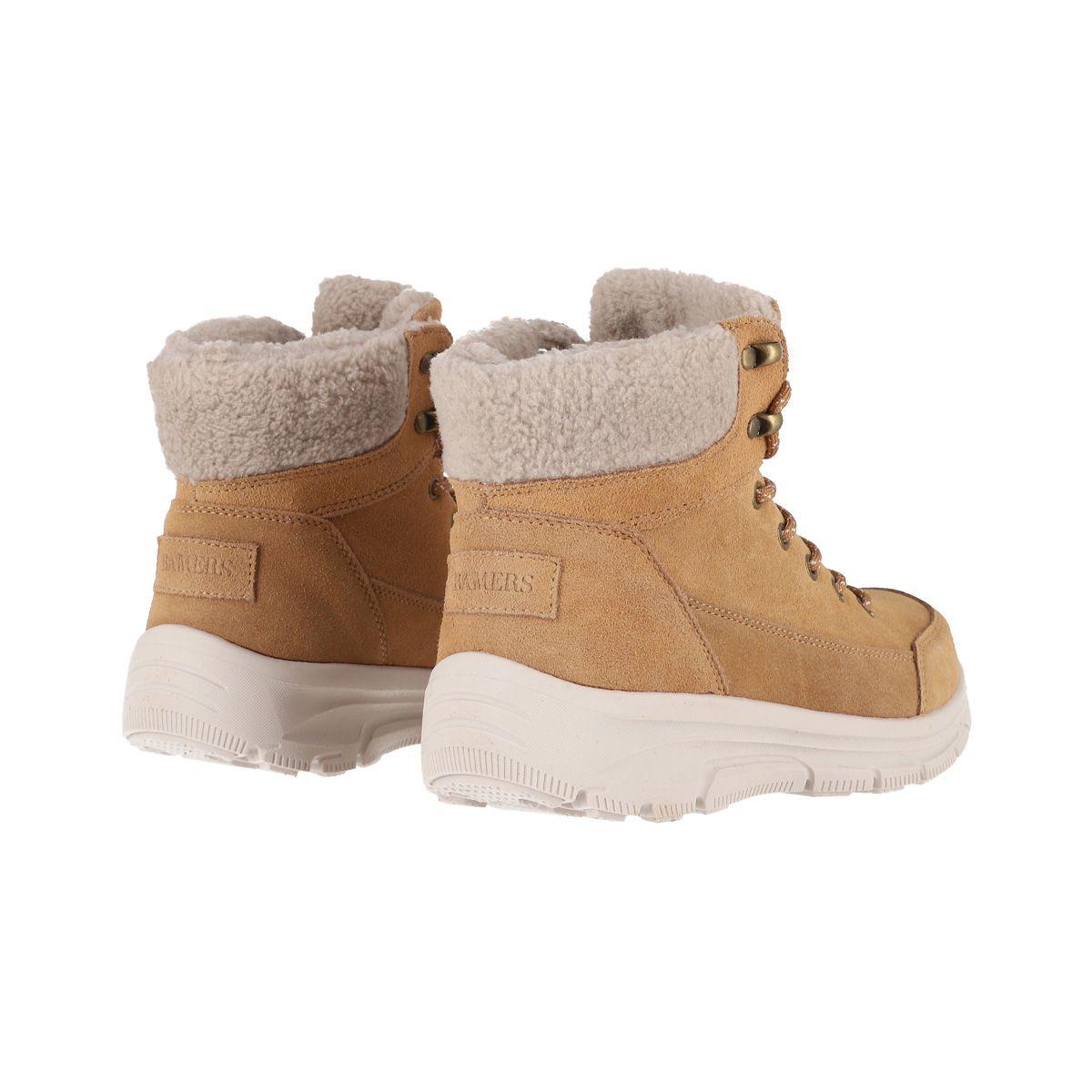 Botin Mujer Bamers Tivoli Laces Cuero Caramel-5