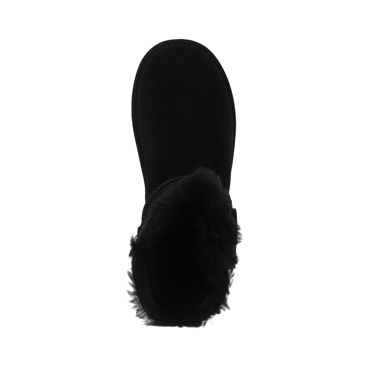 Botas Mujer Cuero Blast Button Short Negro Bamers-2