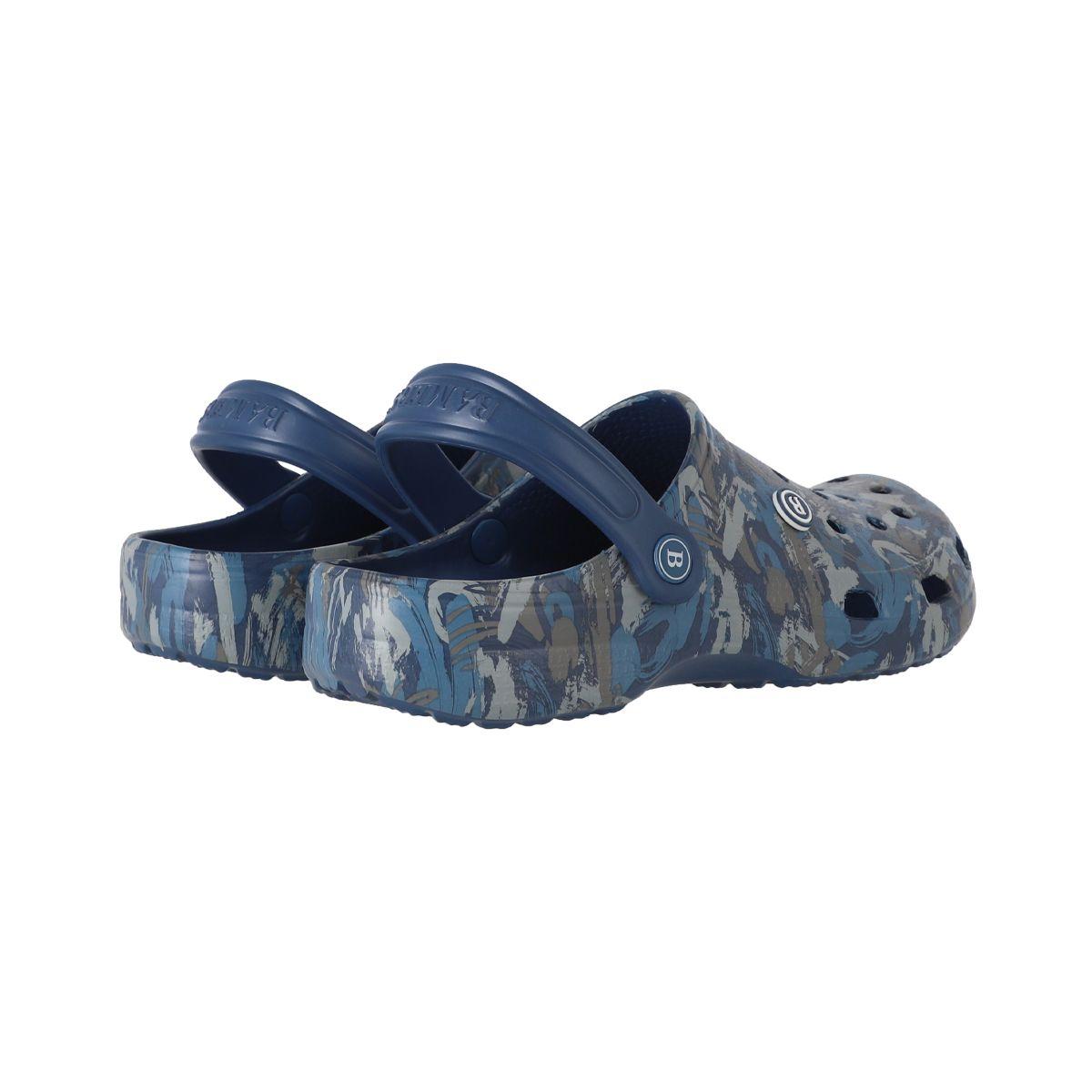 Zuecos Hombre Bamers Air Azul Marino Print-5