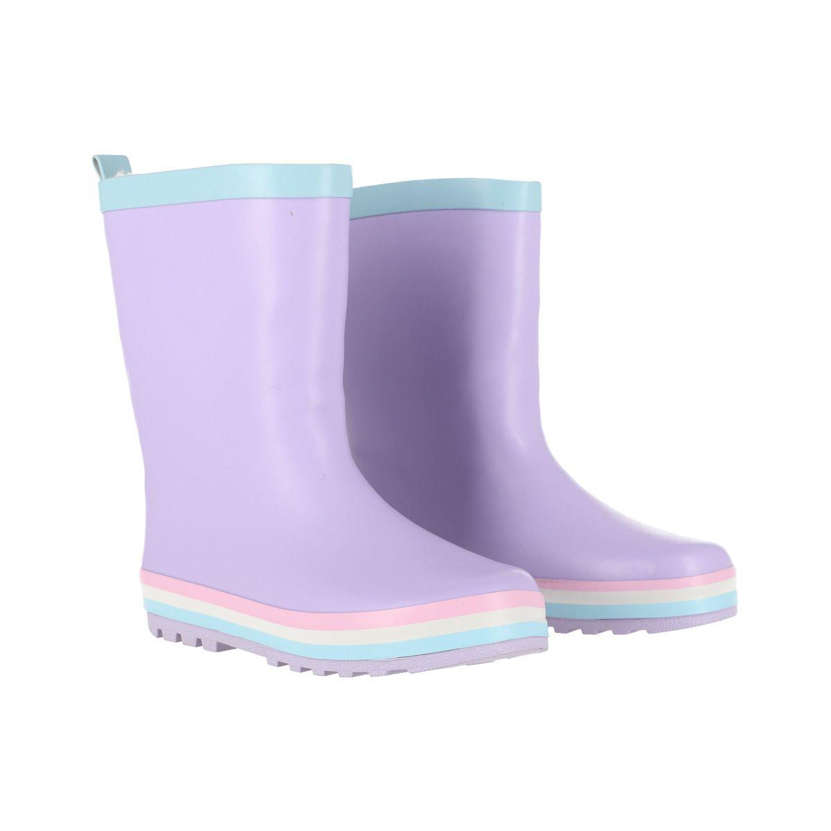 Botas de Agua Joven Bamers Malka Rosa-4