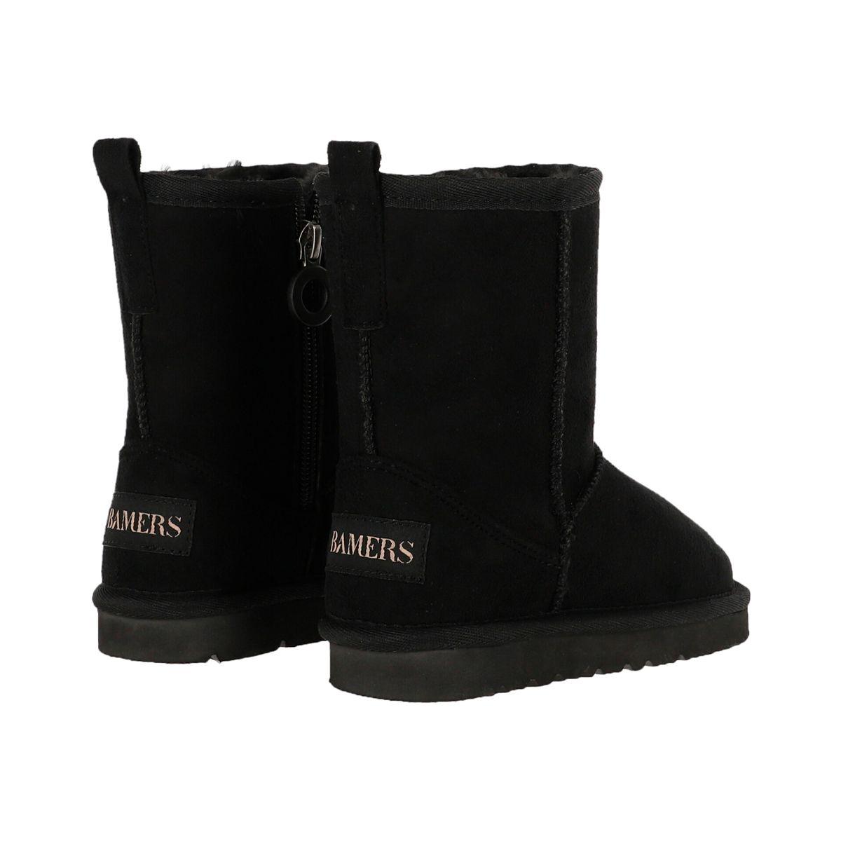 Bota Bamers Blast Vegan Niños Negro-3