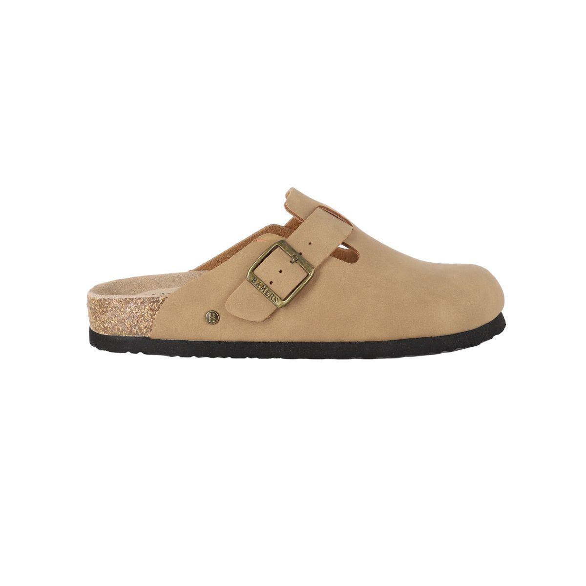 Zueco Mujer Bamers Classic Buckle Café Claro-0