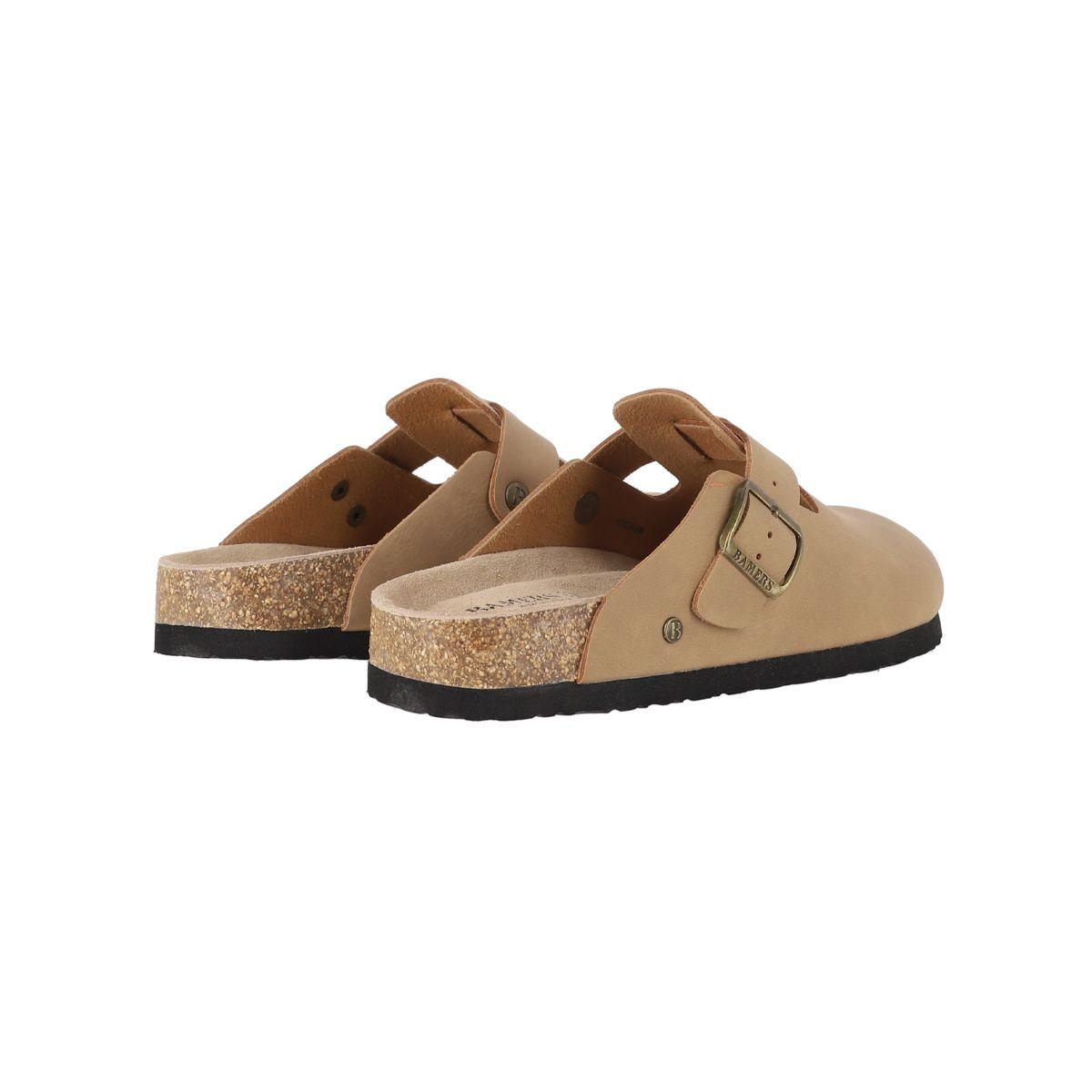 Zueco Mujer Bamers Classic Buckle Café Claro-5