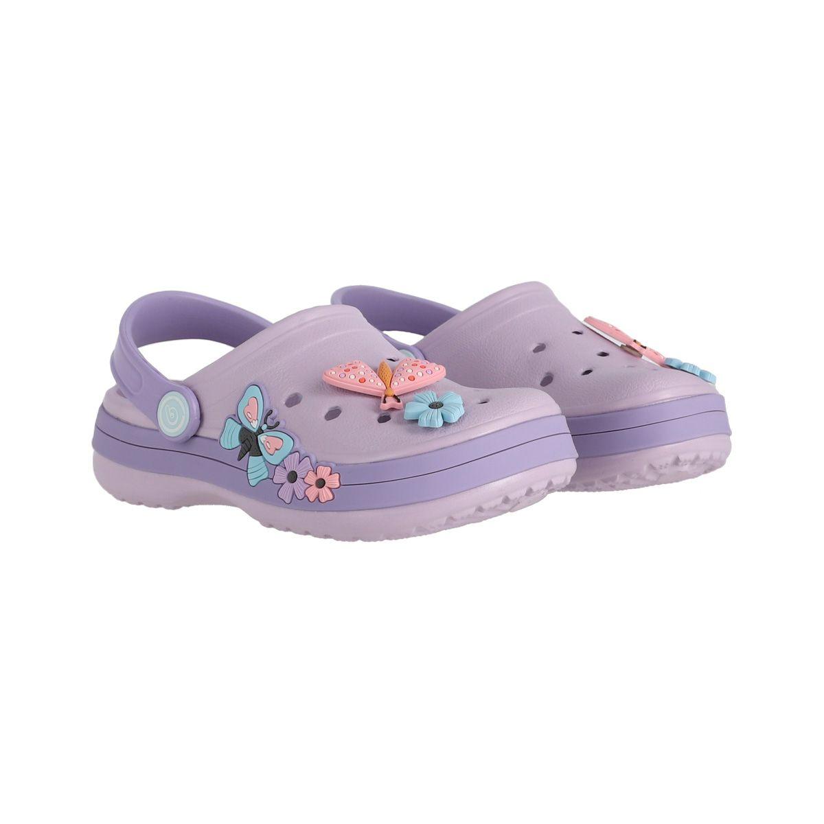 Zuecos Niñas Bamers Airline Morado-4