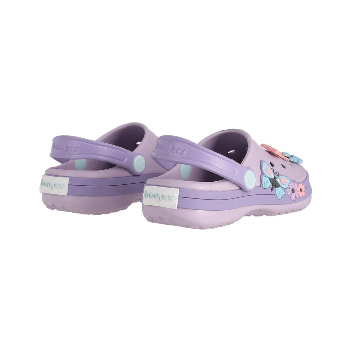 Zuecos Niñas Bamers Airline Morado-5