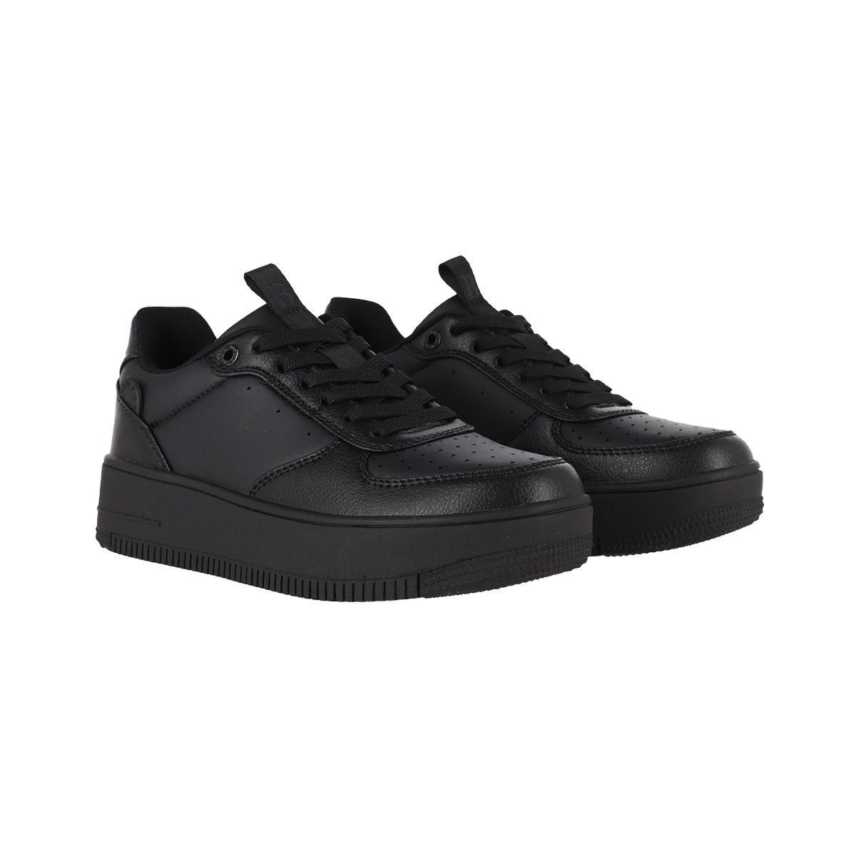 Zapatillas Mujer Bamers  Munich III Negro-4