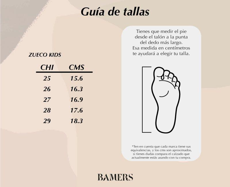 Zueco Bamers Refugio Line Niña Gris/Blanco-5