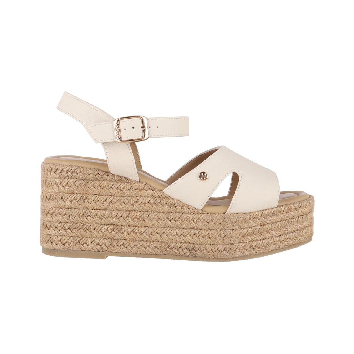Sandalias Plataforma Mujer Bamers Beirut Beige-0