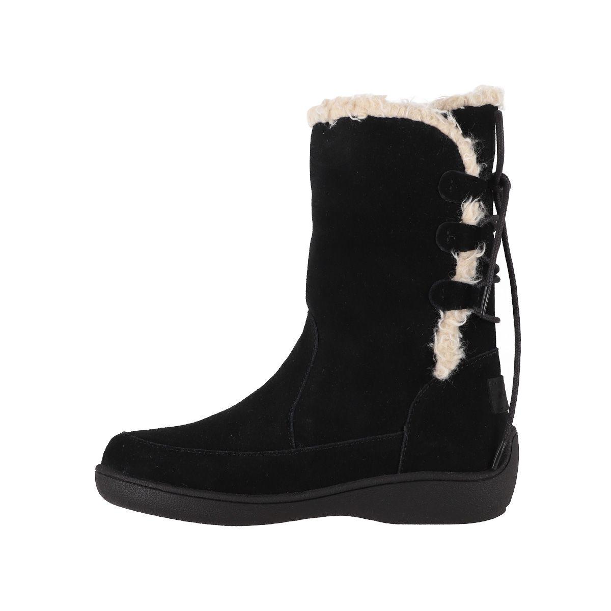 Bota Mujer Bamers Alpine Cuero Negro-1