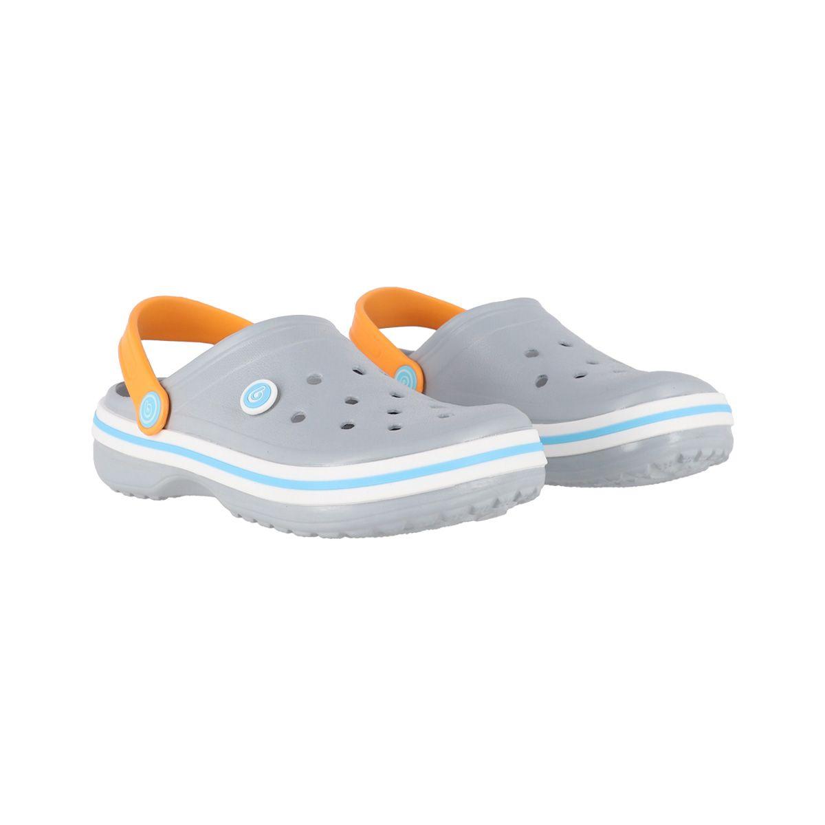 Zuecos Joven Bamers Airline Gris Claro-4