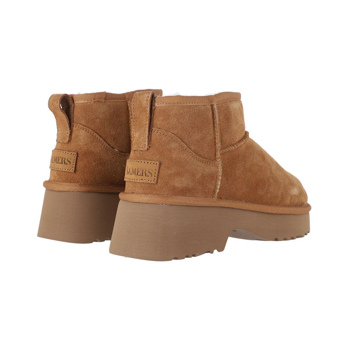 Botas Mujer Cuero Luisiana Caramel Bamers-5