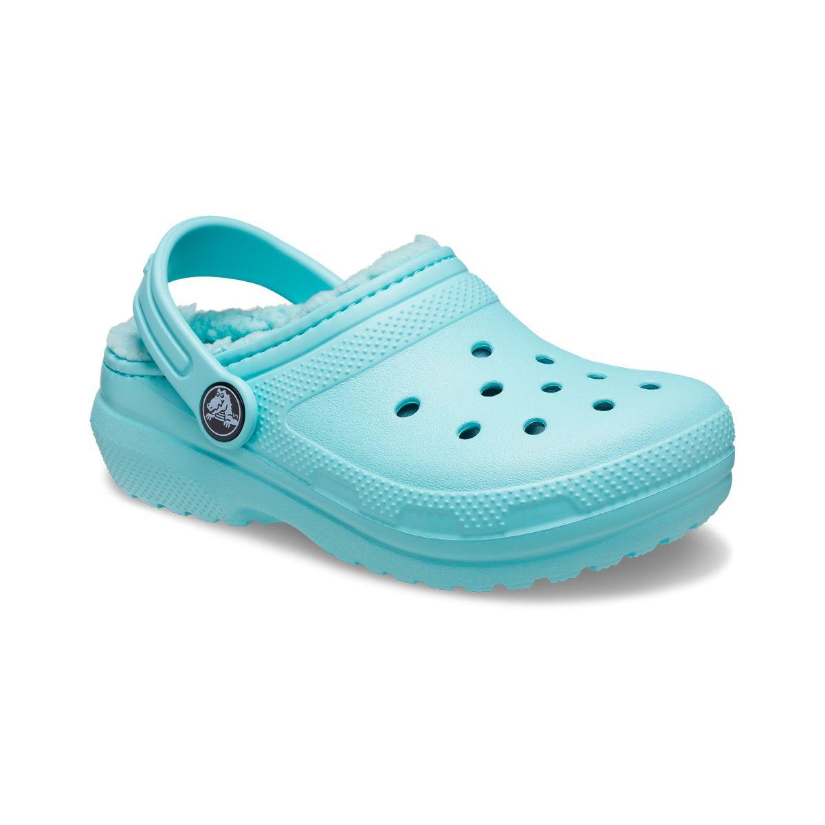 Zueco Crocs Classic Lined Niños Pure Water-0