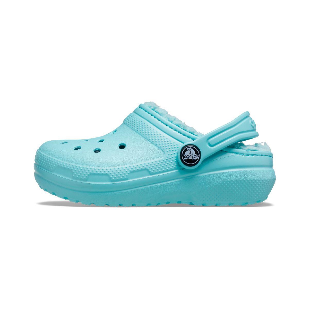 Zueco Crocs Classic Lined Niños Pure Water-2