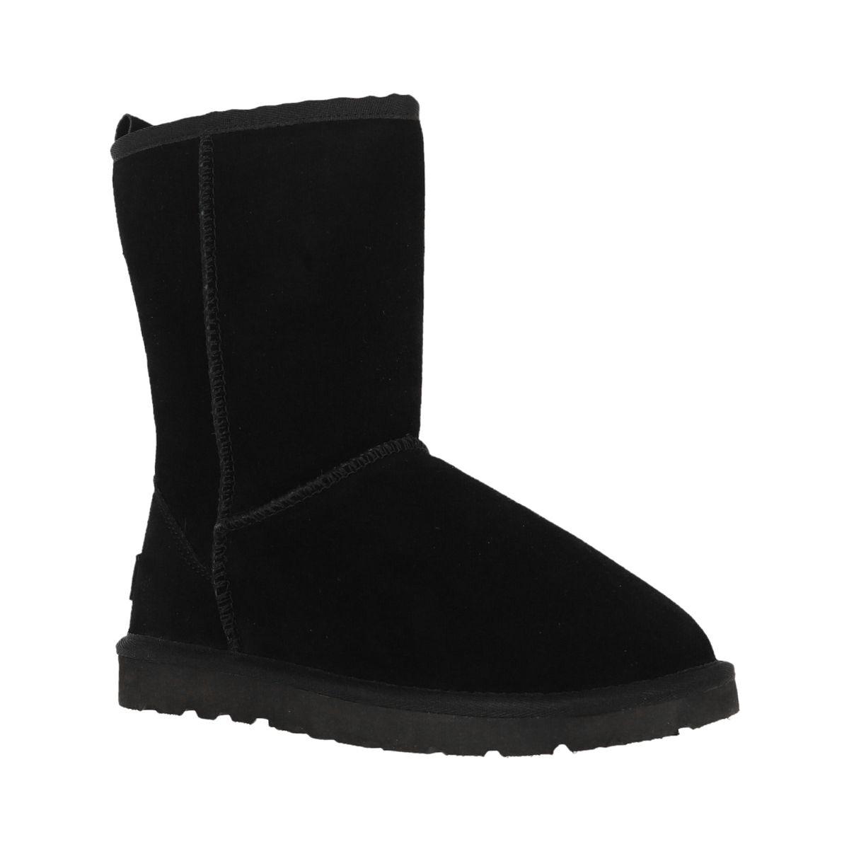 Bota Mujer  Bamers Blast Classic Cuero Negro-1