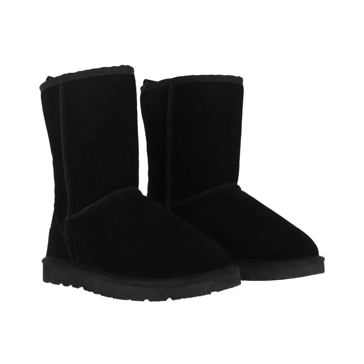 Bota Mujer  Bamers Blast Classic Cuero Negro-2