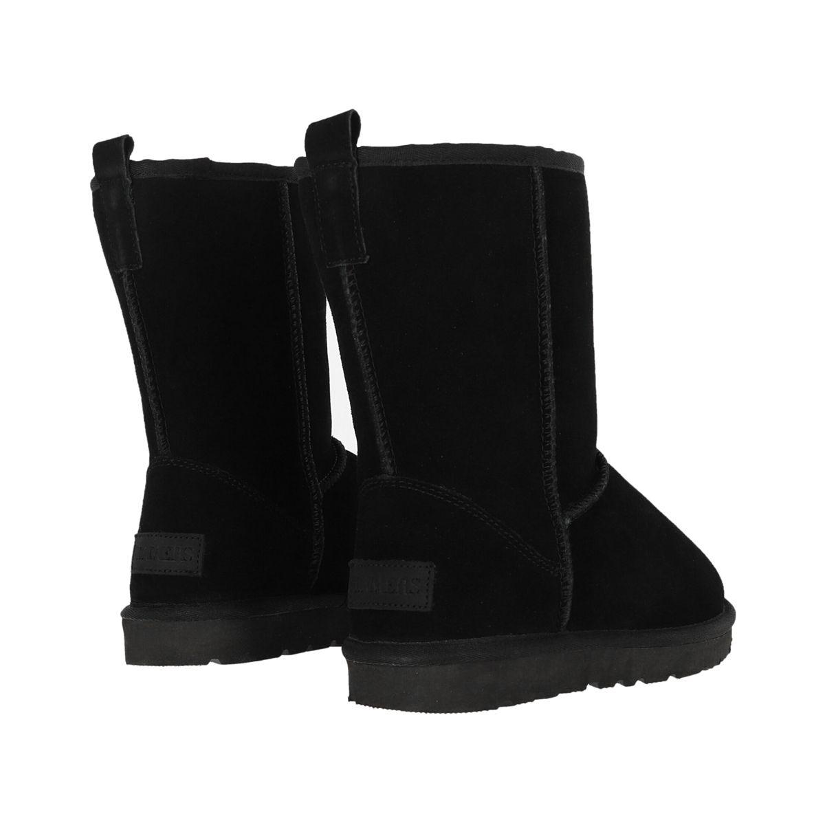 Bota Mujer  Bamers Blast Classic Cuero Negro-3
