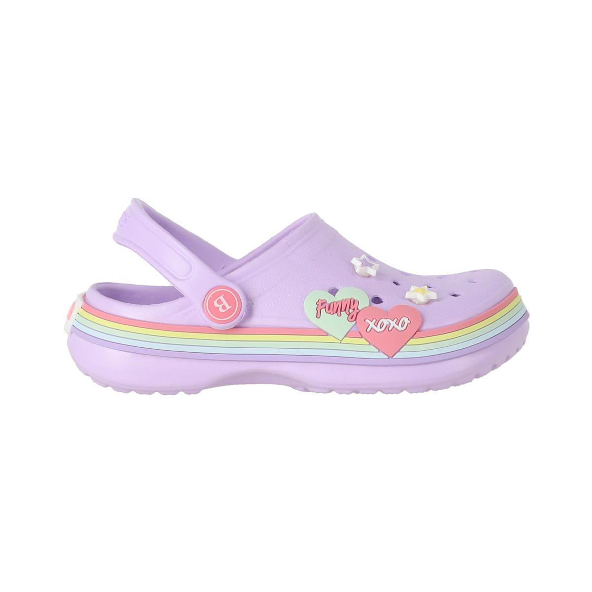Zuecos Niñas Bamers Airline Special Lila-0